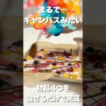 まるでキャンバスみたいなアートスイーツの作り方#アートスイーツ #キャンバス #アイス #ヨーグルト #まいおか研