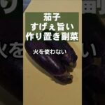 【無限ナス】簡単なす料理 茄子 作り置き 常備菜 副菜 火を使わない電子レンジ おつまみ レシピ ライフハック