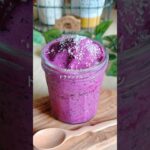 美容爆弾アイス🫐🐉#おやつレシピ #無添加 #ヘルシースイーツ #healthyrecipes #ブルーベリー #blueberry #gultenfree #ドラゴンフルーツ