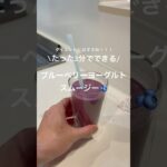 毎日飲みたい！ブルーベリーヨーグルトスムージー🫐#お菓子作り #簡単レシピ #簡単スイーツ #スムージー #recipe