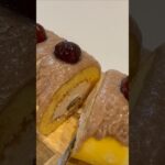 マロンのロールケーキ🌰#recipe #easyrecipe #簡単レシピ #スイーツ #cake #sweets