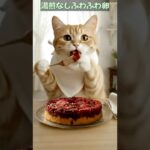 罪悪感ゼロスイーツ💓湯煎不要のふわふわフルーツケーキの秘密🐾#Veo3 #filmora #mosimosicooking