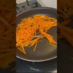 【白だしのみでシンプル】にんじんしりしり #料理 #簡単レシピ #cooking #おうちごはん #food #自炊 #副菜 #にんじん #shorts